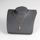 Talisman Pendant with ruby and crystallised osmium-The Diamond Setter
