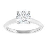 Classic Four Claw Solitaire with Round Diamond-setting-The Diamond Setter