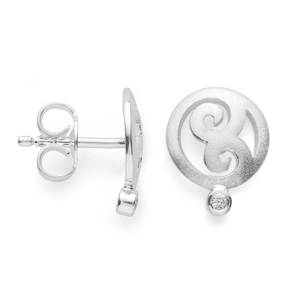 Stud Earrings Sensual Design-The Diamond Setter