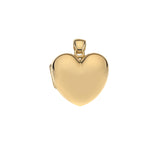 Engravable Heart Locket Pendant-The Diamond Setter