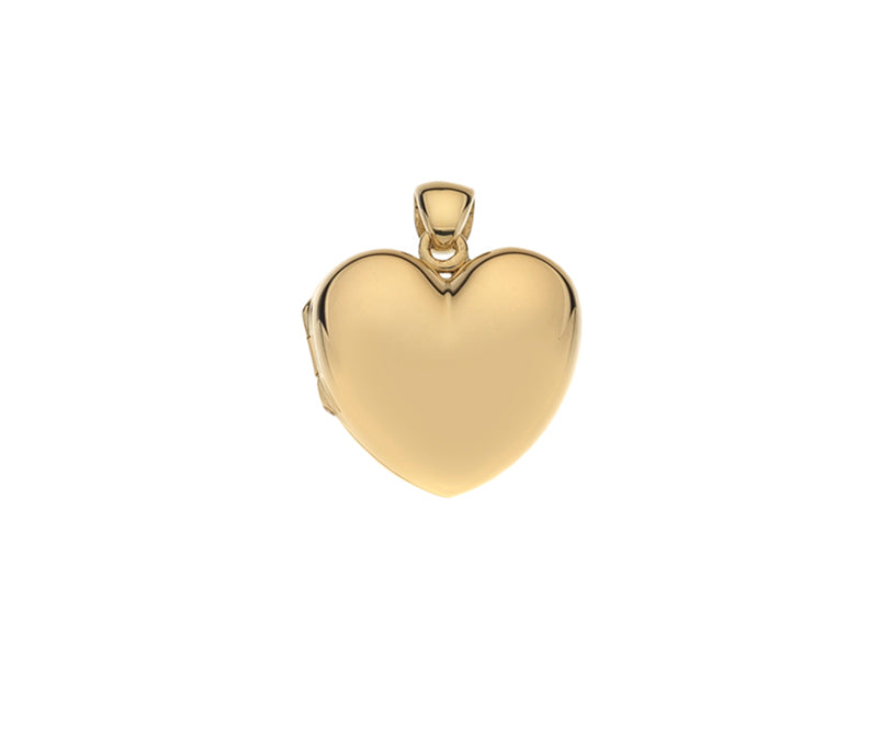 Engravable Heart Locket Pendant-The Diamond Setter