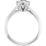Beautiful six claw engagement ring-setting-The Diamond Setter