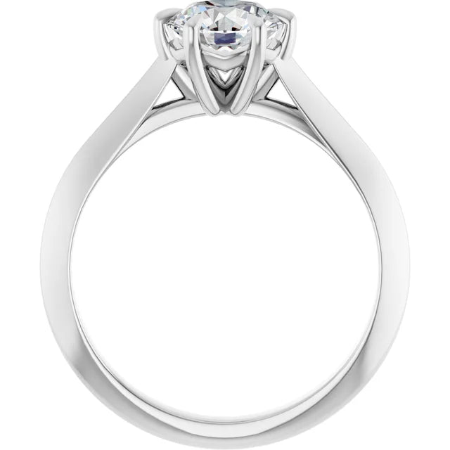 Beautiful six claw engagement ring-setting-The Diamond Setter