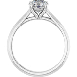 Classic Four Claw Solitaire with Round Diamond-setting-The Diamond Setter