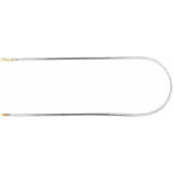 Reversible Diamond-Cut Snake 18" Chain-The Diamond Setter