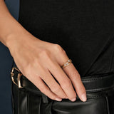 Ring Dune 0.19ct natural diamonds-Ring-The Diamond Setter