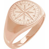 Compass Signet Ring-Ring-The Diamond Setter