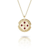 Direction Pendant with Blue Sapphires-The Diamond Setter