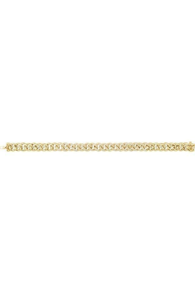 Accented Curb Bracelet-The Diamond Setter