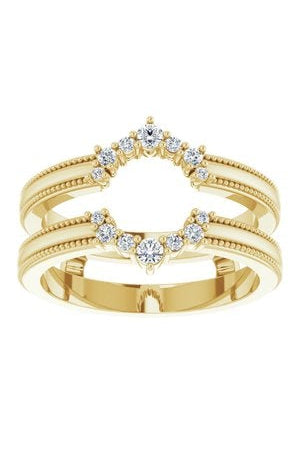 Aludra - Art Deco Inspired Ring Guard-The Diamond Setter