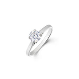 Classic Diamond Solitaire Engagement Ring-The Diamond Setter