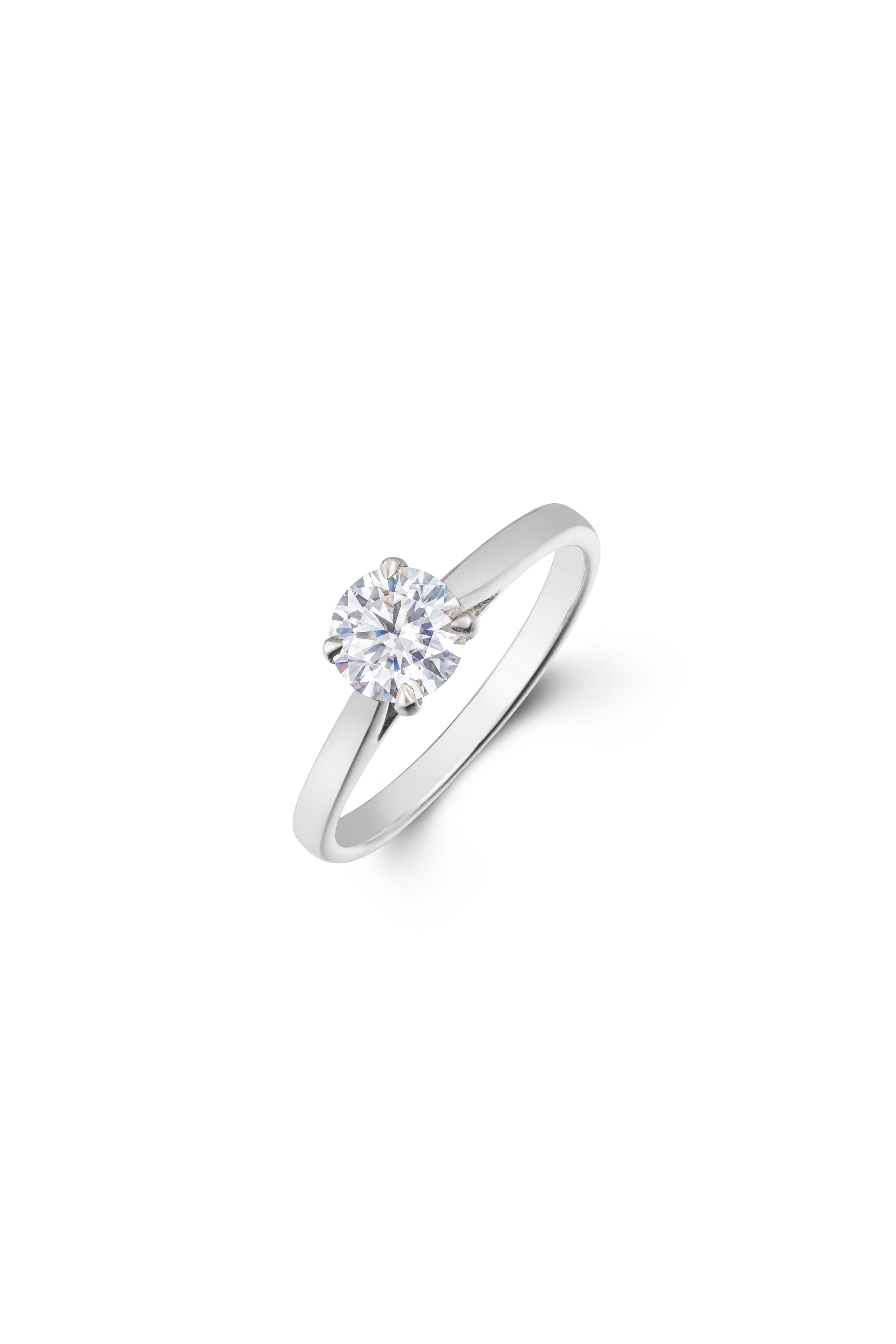 Classic Diamond Solitaire Engagement Ring-The Diamond Setter
