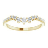 Angetenar - Diamond Set Contoured Band-The Diamond Setter