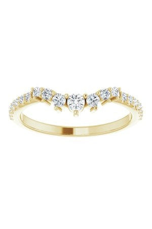 Angetenar - Diamond Set Contoured Band-The Diamond Setter