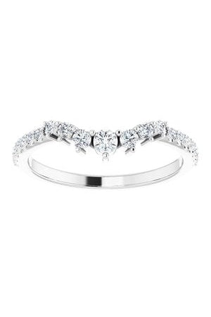Angetenar - Diamond Set Contoured Band-The Diamond Setter