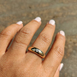 Dome Ring with platinum jubilee hallmark-The Diamond Setter