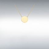 Engravable Disc Pendant-Diamond-The Diamond Setter