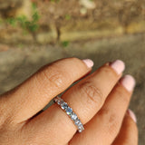 Full Eternity Ring with 2.3ct natural white diamonds-The Diamond Setter