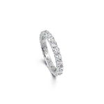 Full Eternity Ring with 2.3ct natural white diamonds-The Diamond Setter