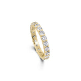 Full Eternity Ring with 2.3ct natural white diamonds-The Diamond Setter