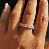 Medley of diamonds eternity ring-The Diamond Setter