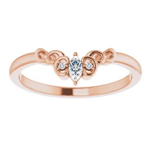 ALCYONE - Sculptural-Inspired Contour Band-The Diamond Setter