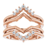 ACRUX - Stunning ring guard with diamonds-The Diamond Setter