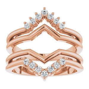 ACRUX - Stunning ring guard with diamonds-The Diamond Setter