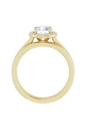 Round Halo Engagement Ring-The Diamond Setter