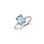 Sky Blue Topaz Dress Ring-The Diamond Setter