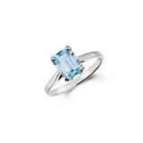 Sky Blue Topaz Dress Ring-The Diamond Setter