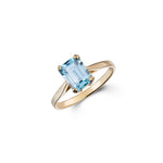 Sky Blue Topaz Dress Ring-The Diamond Setter