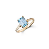 Sky Blue Topaz Dress Ring-The Diamond Setter