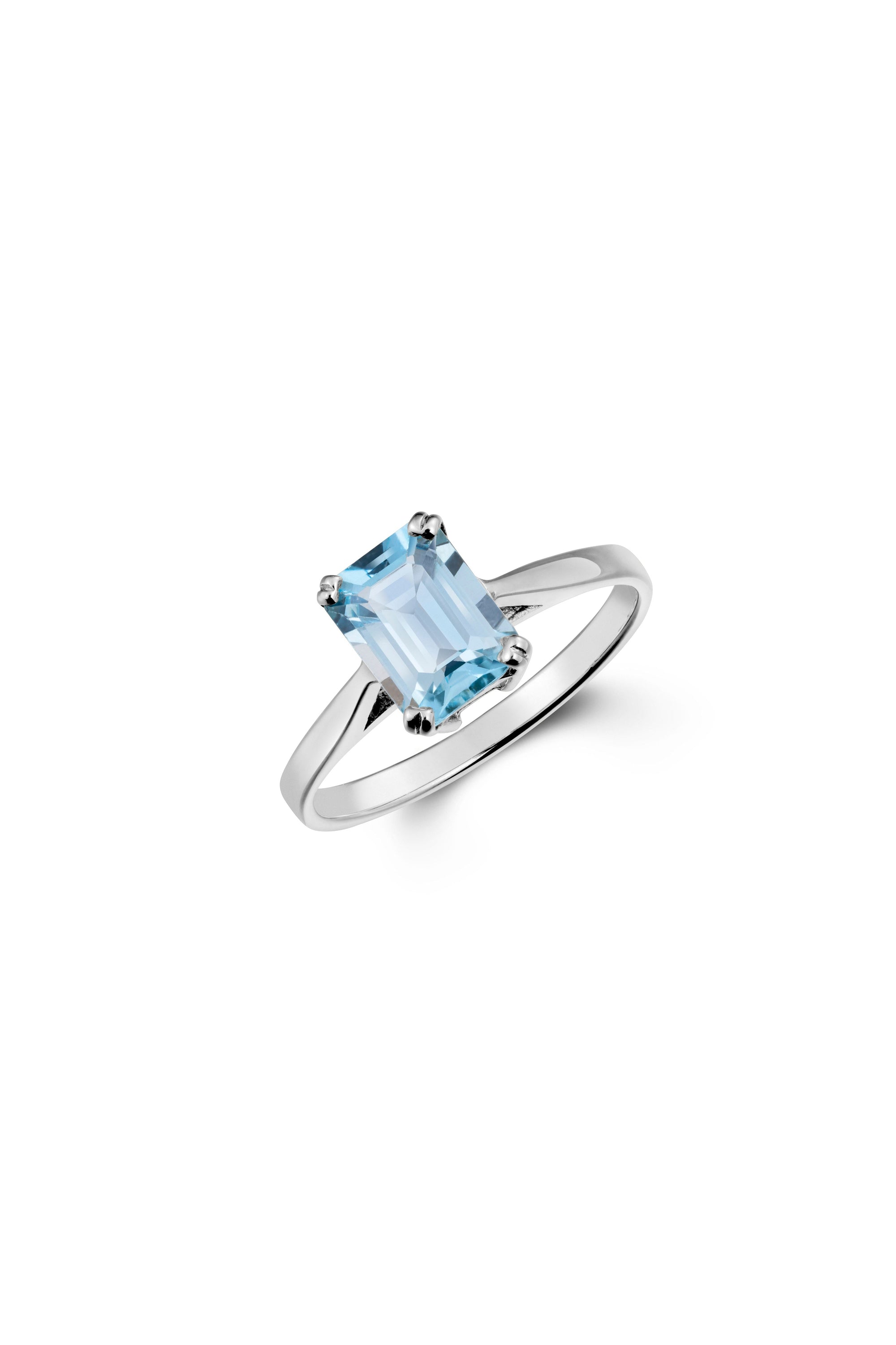 Sky Blue Topaz Dress Ring-The Diamond Setter