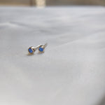 Micro Bezel Set Earrings-The Diamond Setter