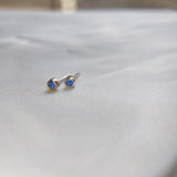 Micro Bezel Set Earrings-The Diamond Setter