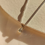Brilliant Cut Diamond Solitaire Necklace and Pendant-The Diamond Setter