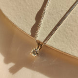 Brilliant Cut Diamond Solitaire Necklace and Pendant-The Diamond Setter
