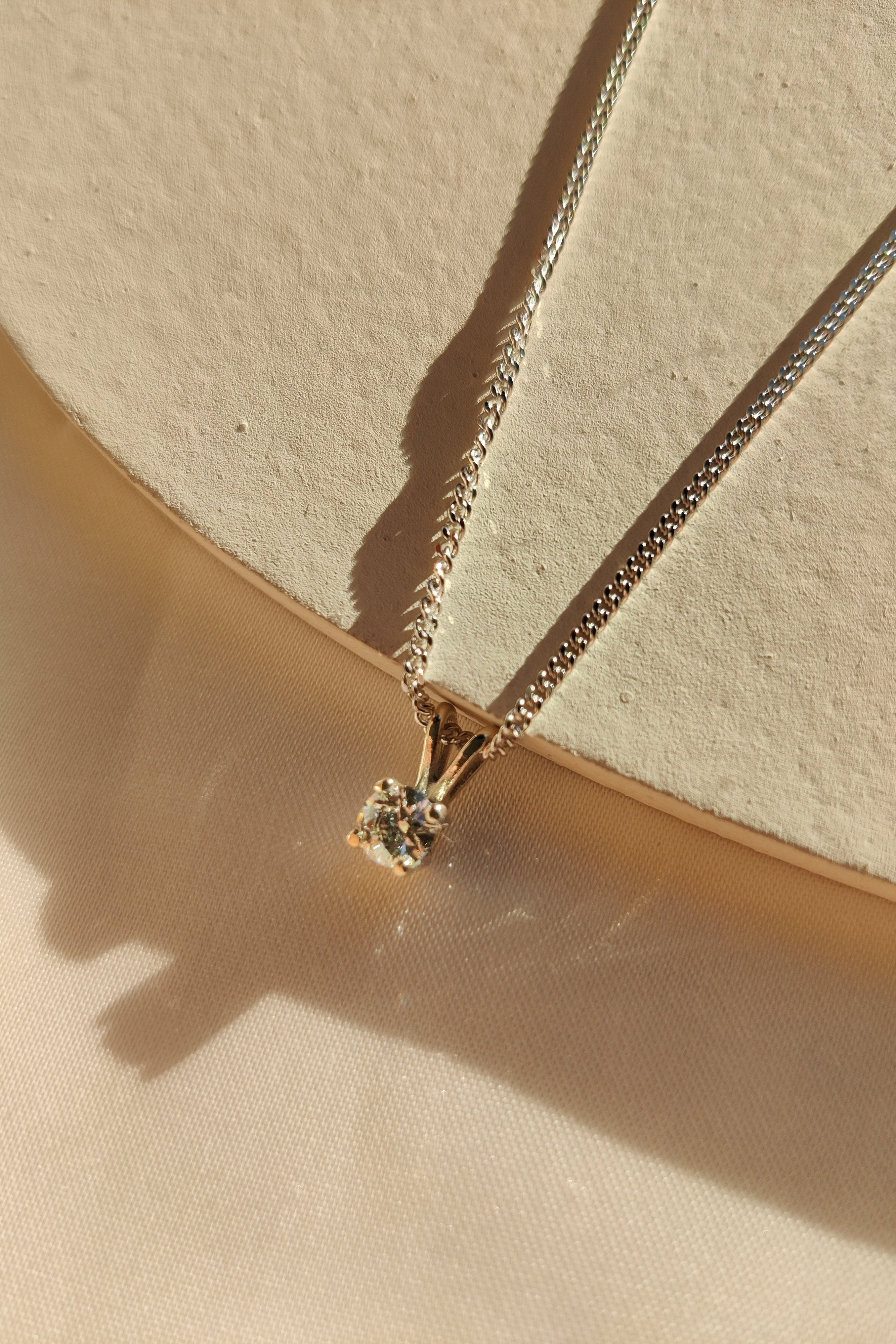 Brilliant Cut Diamond Solitaire Necklace and Pendant-The Diamond Setter