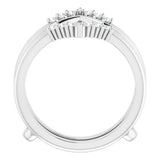 ACRUX - Stunning ring guard with diamonds-The Diamond Setter