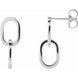 Interlocking Oval Earrings-The Diamond Setter