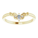 ALCYONE - Sculptural-Inspired Contour Band-The Diamond Setter