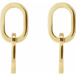 Interlocking Oval Earrings-The Diamond Setter