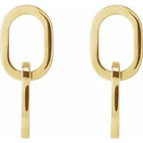 Interlocking Oval Earrings-The Diamond Setter