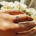 Aquamarine Ring-The Diamond Setter
