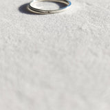 Dainty Stacking Ring with Stunning White Diamond-The Diamond Setter