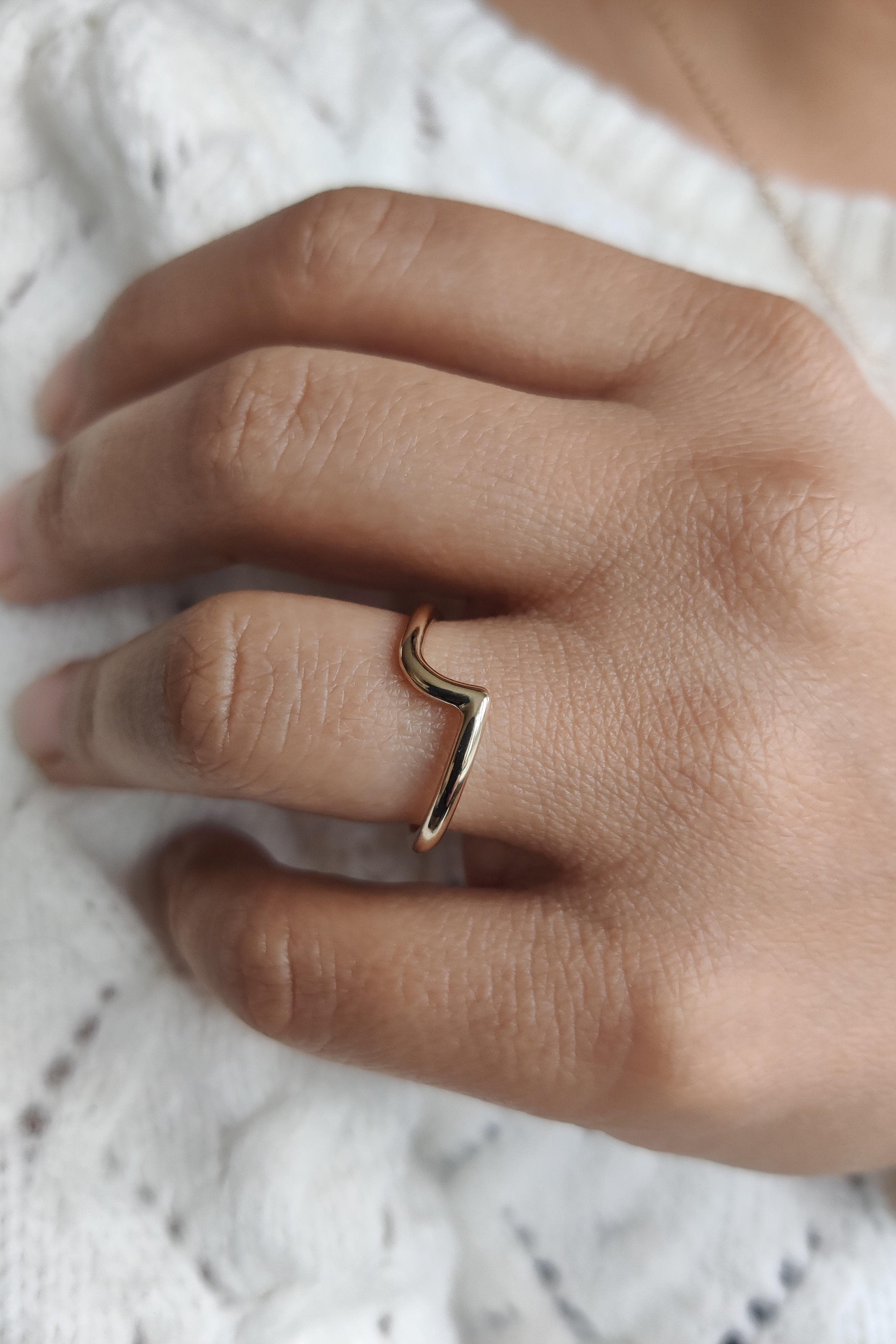 Heart and Wishbone Ring-The Diamond Setter