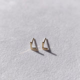 Petite Letter Initial Studs-The Diamond Setter