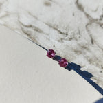 Pink Sapphire Gold Stud Earrings-Earrings-The Diamond Setter