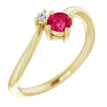 Sapphire and Diamond Petite Ring-The Diamond Setter